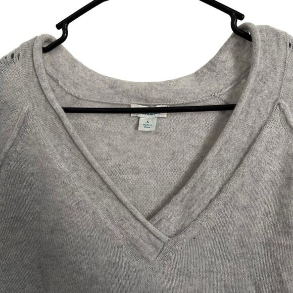 Sundance 100% Cashmere Sweater V Neck Bishop Sleeve Pullover Peasant Boho Size S - Picture 4 of 10